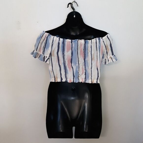 Ocean Drive striped crop top - Picture 3 of 4